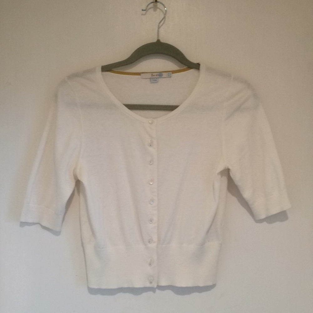 Boden cropped 50s cardigan